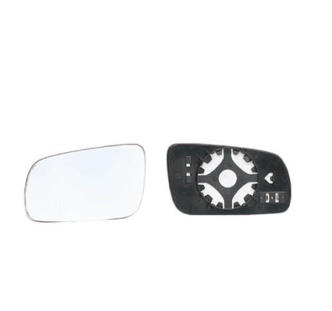 Verre de rétroviseur gauche asphérique grand modèle Volkswagen Bora 1998-2005