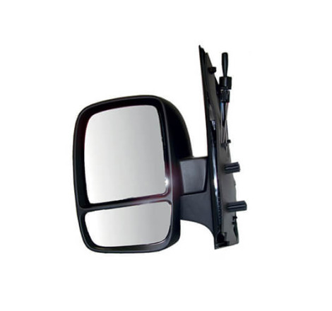 Rétroviseur mécanique gauche noir 2 glaces Peugeot Expert 2006-2016