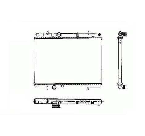 Radiateur diesel 1.6 HDI Peugeot Partner 1996-2007