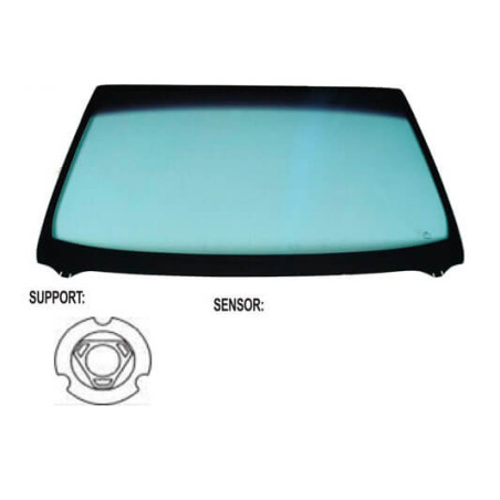 Pare-brise avant teinté vert acoustique Citroen DS3 2010-2019