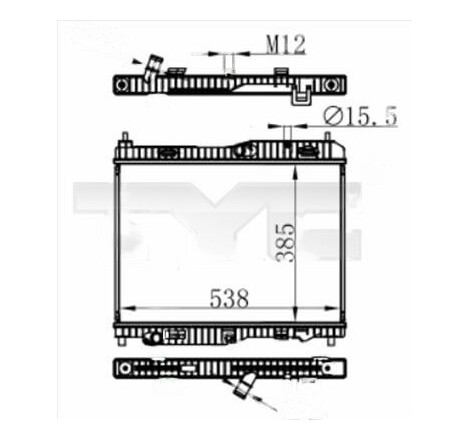 Radiateur 1.0 EcoBoost Ford...