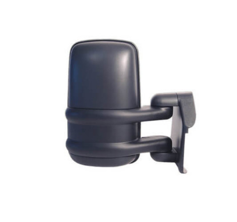Rétroviseur manuel droit noir bras court Renault Trafic 1 phase 2 1994-2001