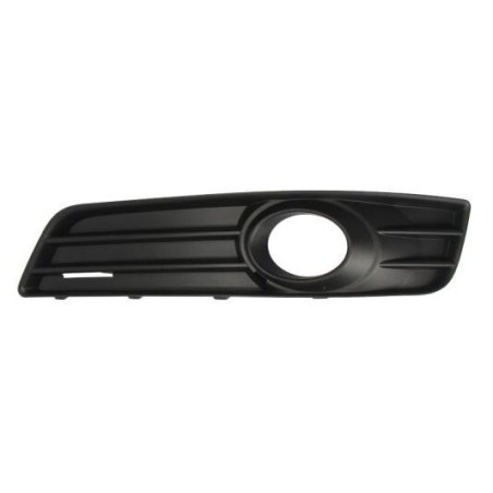 Grille de pare-choc avant gauche fermée avec trou pour anti-brouillard et crochet Audi A3 et A3 Sportback 8P phase 3 2008-2012
