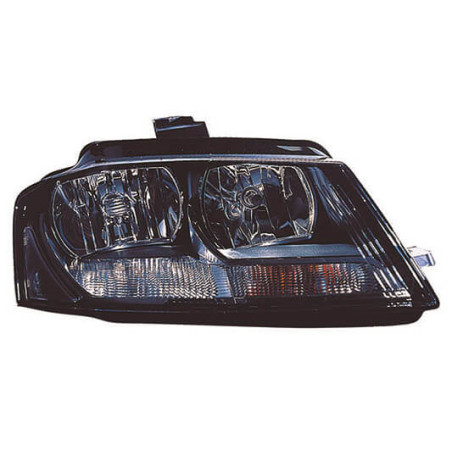 Phare avant droit H7/H7 fond noir Audi A3 et A3 Sportback 8P phase 3 2008-2012