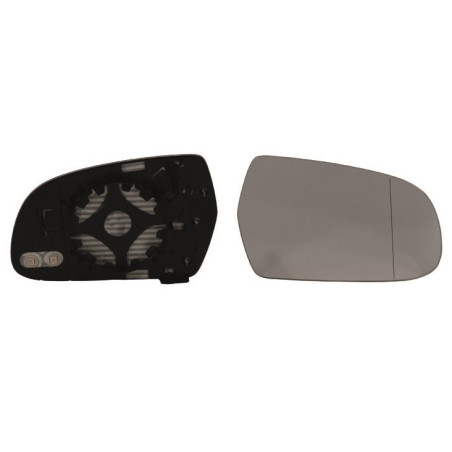 Verre de rétroviseur droit convexe chauffant Audi A3 et A3 Sportback 8P phase 3 2010-2012