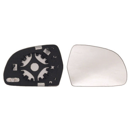 Verre de rétroviseur droit chauffant convexe Audi A3 et A3 Sportback 8P phase 3 2008-2010