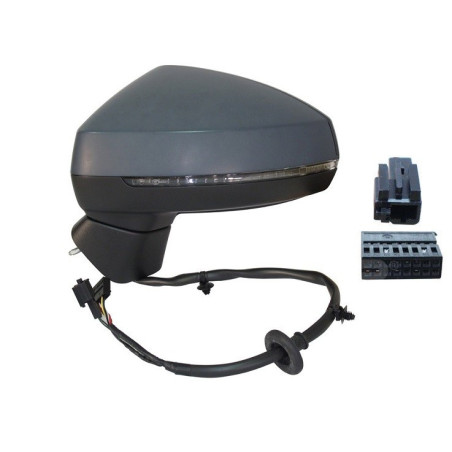 Rétroviseur rabattable électriquement gauche à peindre chauffant side 4 portes Audi A3 8V 2012-2020