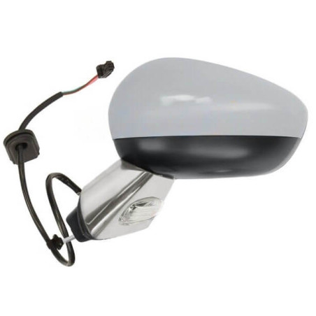 Rétroviseur électrique gauche à peindre base chromée Citroen C3 2 2009-2016