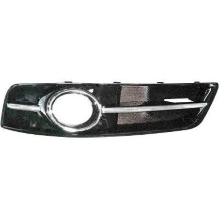 Grille de pare-choc avant droite chromée avec trou pour anti-brouillard Audi A3 et A3 Sportback 2008-2012