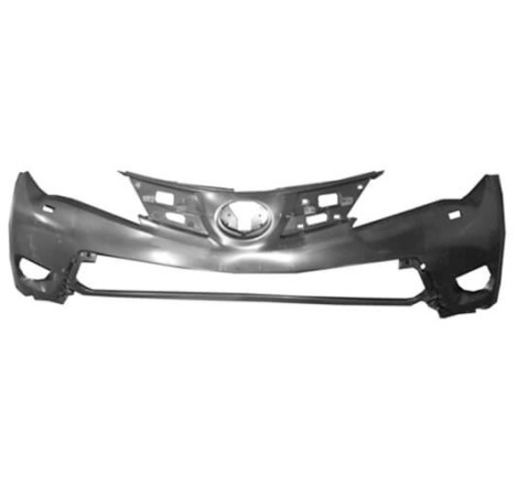 Pare-choc avant supérieur à peindre avec trous lave-phares Toyota Rav4 4 phase 1 2013-2015