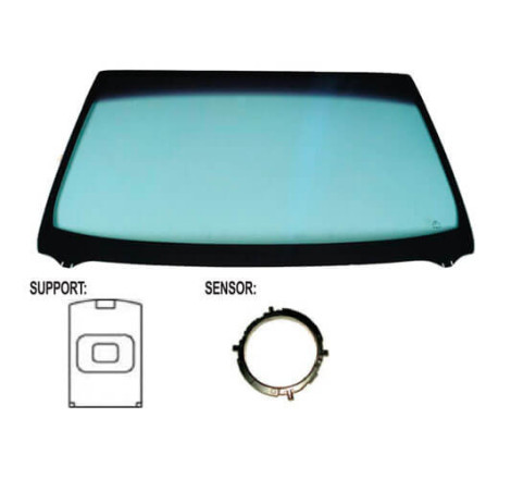 Pare-brise avant teinté vert pour capteur et caméra Renault Master 3 depuis 2010