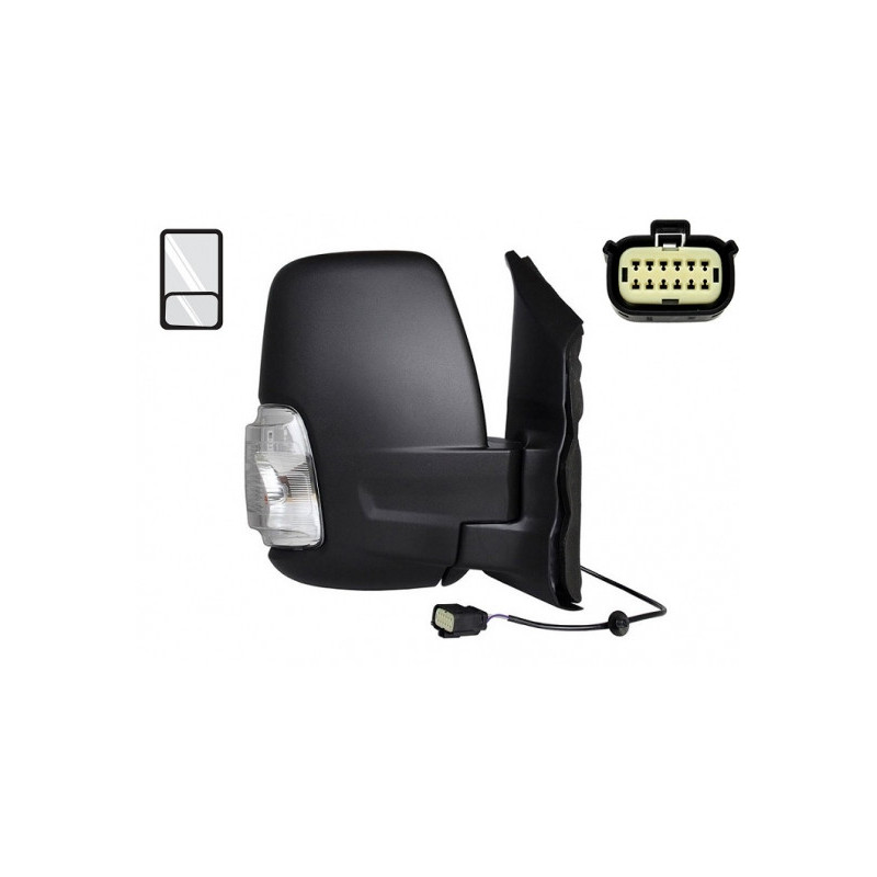 Coque Rétroviseur Droit Noir Pour Renault Trafic 3 Phase 1 Et 2 (2014-2021) - Repiauto