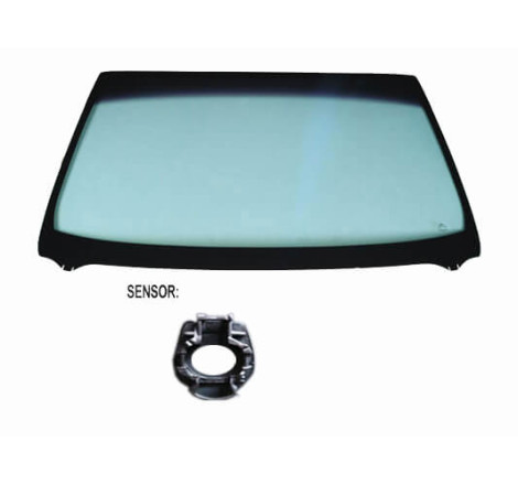 Pare-brise avant teinté vert acoustique pour capteur Volkswagen Passat B8 phase 1 2014-2019