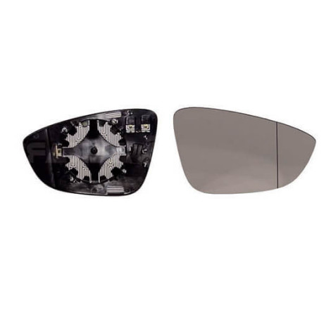Verre de rétroviseur droit chauffant convexe Volkswagen Passat CC 2008-2012