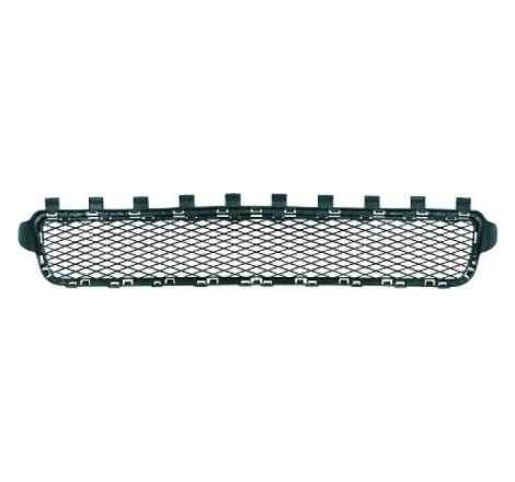 Grille de pare-choc avant centrale inférieure noire avec trou moulure Volkswagen Touareg 1 phase 1 2002-2007