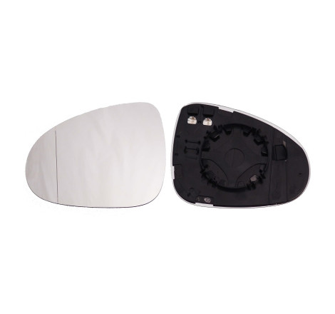 Verre de rétroviseur gauche chauffant asphérique Volkswagen Touareg 2 phase 1 et 2 2010-2018