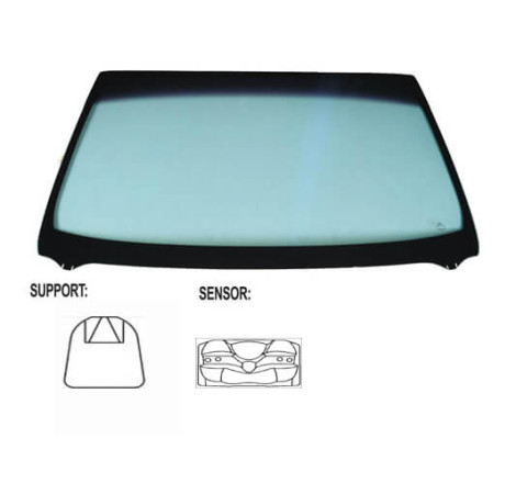 Pare-brise avant teinté vert dégradé bleu pour capteur Kia Sportage 3 (SL) 2010-2016