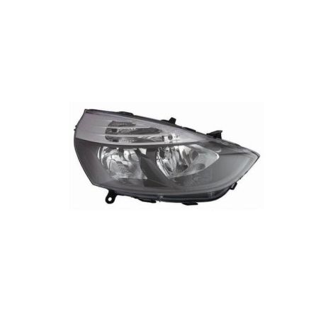 Phare avant droit H1/H7 noir contour noir Renault Clio 4 phase 1 2012-2016