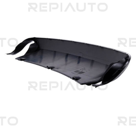 Spoiler de pare-choc arrière noir Audi A6 2 (4F2-C6) phase 1 2004-2008