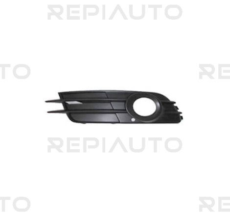Grille de pare-choc avant droite noire avec trou anti-brouillard Audi A6 4 (4G2-C7-4GC/4G5-C7-4GD) phase 1 2011-2014