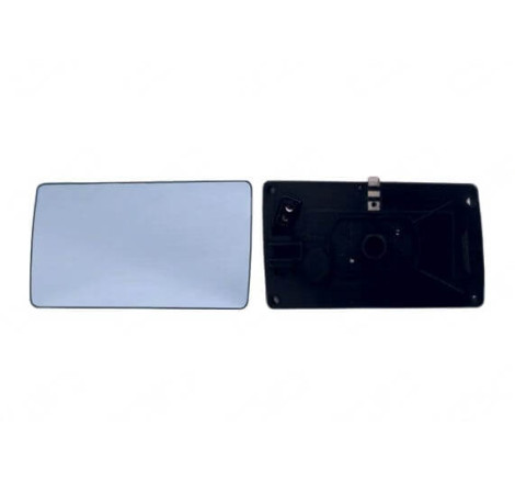 Verre de rétroviseur gauche plat bleu Mercedes 190 Classe C W201 1982-1993