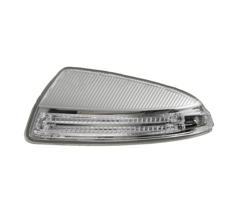 Feu clignotant répétiteur sur rétroviseur gauche blanc Mercedes Classe C W204 phase 1 2007-2011