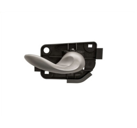 Poignée de porte intérieure avant/arrière droite argentée Fiat Punto 2 1999-2009
