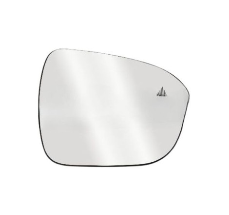 Verre de rétroviseur droit chauffant side Nissan Qashqai J12 depuis 2021