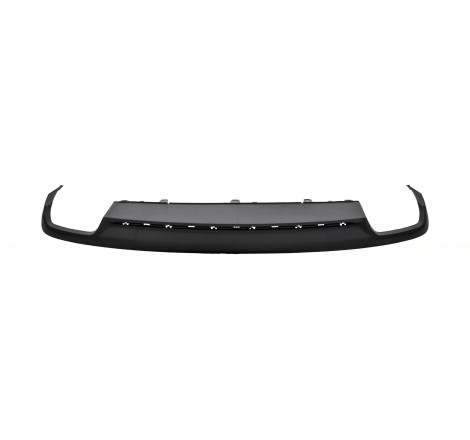 Spoiler de pare-choc arrière noir double sortie Audi A6 4 (4G2-C7-4GC/4G5-C7-4GD) phase 2 2014-2018