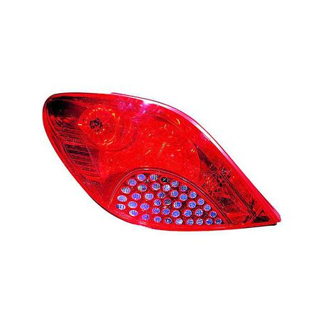 Feu arrière gauche avec porte-lampe Peugeot 207 2006-2009
