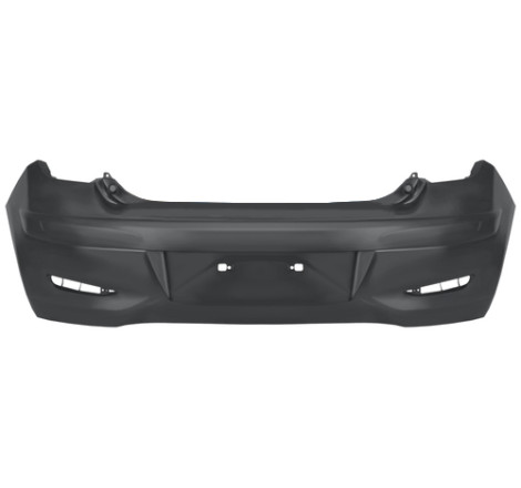 Pare-choc arrière noir Hyundai I10 1 phase 2 2010-2013