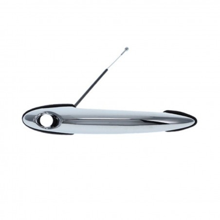 Poignée de porte extérieure avant gauche avec trou barillet chromée Mini One / Cooper R50/R53/R56 2001-2010