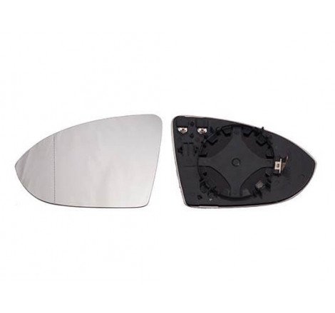 Miroir Glace rétroviseur gauche pour VOLKSWAGEN GOLF VII ph. 2, depuis 2016, dégivrant, asphérique.