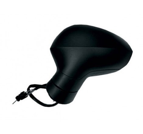 Rétroviseur extérieur gauche manuel SEAT IBIZA IV phase 1, 2008-2012, noir, Neuf.