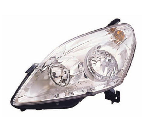 Phare Optique avant gauche pour OPEL ZAFIRA B ph. 2 2008-2011, H7+H1, Neuf.