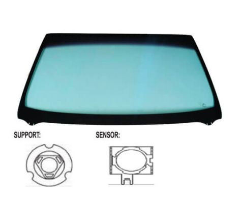 Pare-brise avant teinté vert pour capteur modifié BMW Série 5 E60/E61 2003-2010