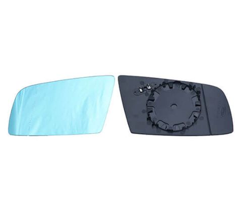 Verre de rétroviseur gauche bleu asphérique chauffant BMW Série 5 E60/E61 2003-2010