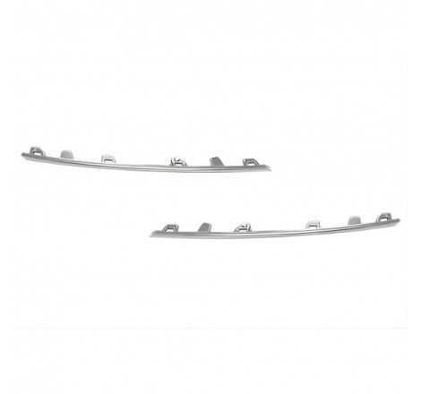 Moulures de grille de calandre avant chromées kit Renault Clio 5 phase 1 2019-2023