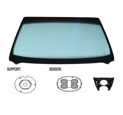 Pare-brise avant teinté vert acoustique capteur rond Mercedes GLA X156 2013-2020