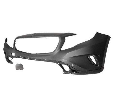 Pare-choc avant à peindre avec trous radars Mercedes GLA X156 phase 1 2013-2017