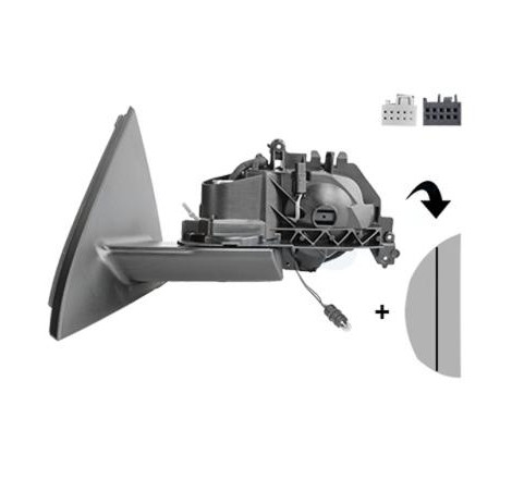 Rétroviseur corps rabattable électriquement gauche chauffant mémoire Mercedes GLA X156 2013-2020