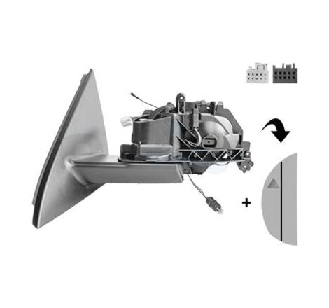 Rétroviseur corps rabattable électriquement gauche chauffant mémoire side Mercedes GLA X156 2013-2020