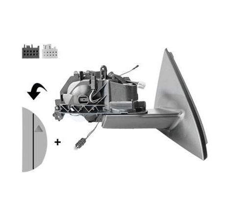 Rétroviseur corps rabattable électriquement droit chauffant mémoire side Mercedes GLA X156 2013-2020