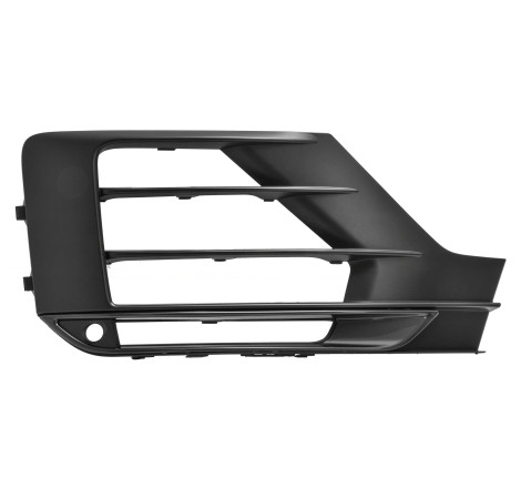 Grille de pare-choc avant droite noire moulure noire brillante et trou radar Audi Q2 (GA) phase 1 2016-2020