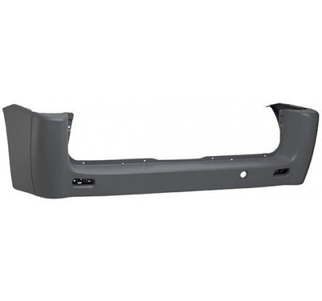 Pare-choc arrière noir Peugeot Expert chassis court 2006-2016
