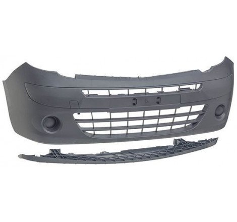 Pare-choc avant noir complet Renault Kangoo 2 phase 1 2008-2013