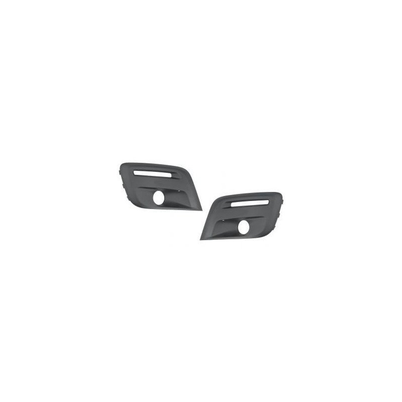 Pare-choc Avant Noir Pour Peugeot Partner 2015-2018 - Référence OEM 1613563580 - Sans Lave-Phares