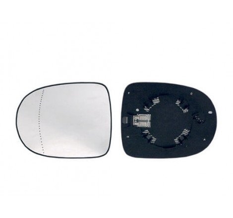 Verre de rétroviseur droit ou gauche asphérique chauffant Renault Clio 3 phase 2 2009-2012