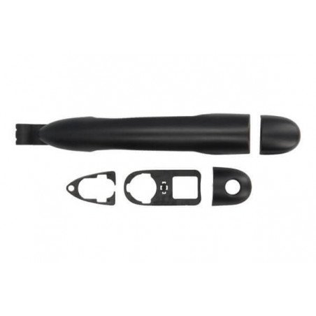 Poignée de porte extérieure avant ou arrière droite ou gauche noire Renault Clio 3 2005-2012