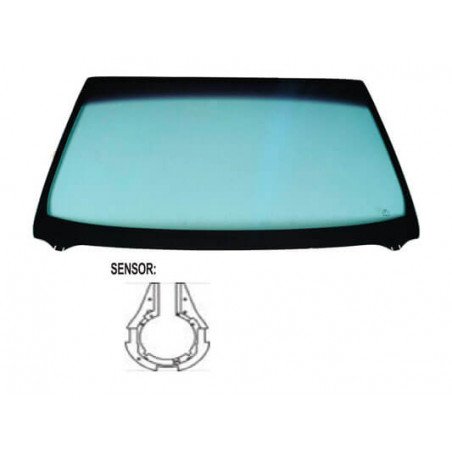 Pare-brise avant teinté vert dégradé gris pour capteur pluie et lumière Audi A3 et A3 Sportback 2003-2012